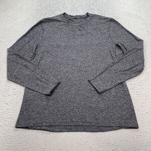 Lululemon Training Surge Warm Shirt Men's Size XL Heather Gray Long Sleeve